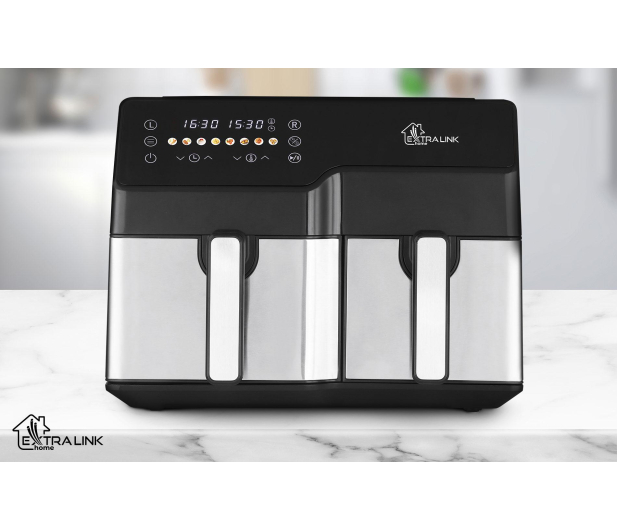 ExtraLink Frytkownica beztłuszczowa 6L+4L  Home SJ-1000 - 1372998 - zdjęcie 4